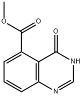 Methyl 4-oxo-3,4-dihydroquinazoline-5-carboxylate Struktur