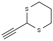 2-Ethynyl-1,3-dithiane Struktur