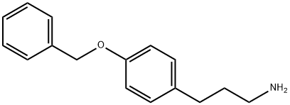 4-(Benzyloxy)-benzenepropanaMine Struktur