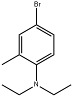 BenzenaMine, 4-broMo-N,N-diethyl-2-Methyl- Struktur