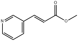 (E)-Methyl 3-(pyridin-3-yl)acrylate Struktur