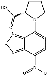 N-(7-Nitro-2,1,3-benzoxadiazol-4-yl)-L-proline Struktur