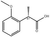 2-(2-Methoxyphenyl)propanoic acid Struktur