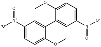 2,2'-DiMethoxy-5,5'-dinitro-1,1'-biphenyl Struktur