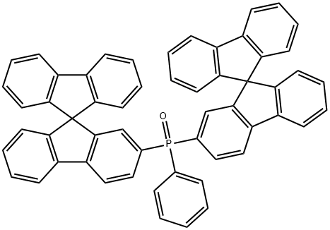 Phenylbis(9,9'-spirobi[9H-fluoren]-2-yl)phosphine oxide Struktur