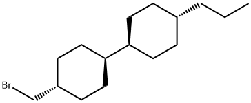 1'1-Bicyclohexyl,4-(broMoMethyl)-4'-propyl-,[trans(trans)]- Struktur