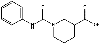 1-(苯基氨基甲?；?哌啶-3-羧酸, 827612-81-7, 結(jié)構(gòu)式