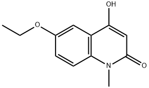 6-Ethoxy-4-hydroxy-1-Methylquinolin-2(1H)-one Struktur