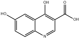 4,6-Dihydroxyquinoline-3-carboxylic acid Struktur