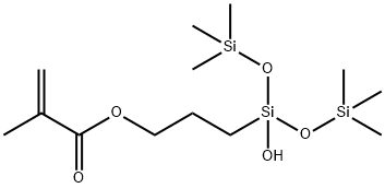 methacryloxypropylbis(trimethylsiloxy)silanolmethacryloxypropyltris(trimethylsiloxy)silane mixture Struktur