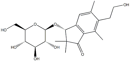 Pterosin D 3-O-glucoside Struktur