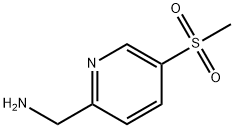 (5-(Methylsulfonyl)pyridin-2-yl)MethanaMine Struktur