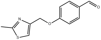 4-((2-Methylthiazol-4-yl)Methoxy)benzaldehyde Struktur