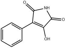 3-hydroxy-4-phenyl-1H-pyrrole-2,5-dione Struktur