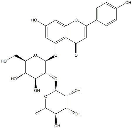 Apigenin 5-O-neohesperidoside Struktur