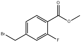 methyl 4-(bromomethyl)-2-fluorobenzoate Struktur