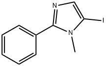 5-iodo-1-Methyl-2-phenyl-1H-iMidazole Struktur