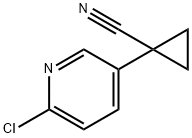 1-(6-Chloropyridin-3-yl)cyclopropanecarbonitrile Struktur