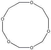 1,3,5,7,10-Pentaoxacyclododecane(9CI) Struktur