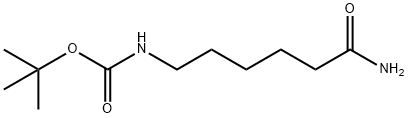 tert-Butyl (6-aMino-6-oxohexyl)carbaMate Struktur