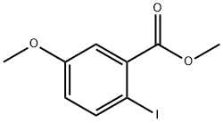 Methyl 2-iodo-5-Methoxybenzoate Struktur