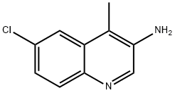 6-Chloro-4-Methylquinolin-3-aMine Struktur