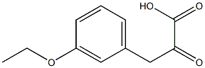 Benzenepropanoic acid, 3-ethoxy-.alpha.-oxo- Struktur