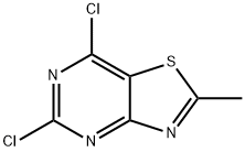 5,7-Dichloro-2-Methylthiazolo[4,5-d]pyriMidine Struktur