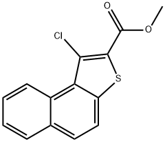 Methyl 1-chloronaphtho[2,1-b]thiophene-2-carboxylate, 96% Struktur