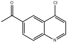 1-(4-Chloro-quinolin-6-yl)-ethanone Struktur