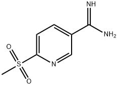 6-(Methylsulfonyl)nicotinamidine Struktur