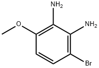 3-broMo-6-Methoxybenzene-1,2-diaMine Struktur