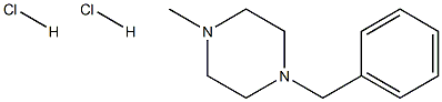 1-Benzyl-4-Methylpiperazine Dihydrochloride Struktur