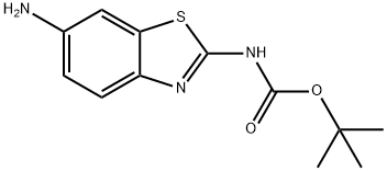 (6-AMino-benzothiazol-2-yl)-carbaMic acid tert-butyl ester Struktur