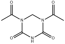 1,5-diacetyl-1,3,5-triazinane-2,4-dione Struktur