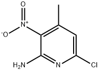 6-Chloro-4-Methyl-3-nitropyridin-2-aMine Struktur