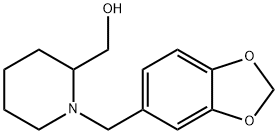 (1-Benzo[1,3]dioxol-5-ylMethyl-piperidin-2-yl)-Methanol Struktur