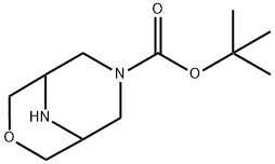 7-Boc-3-oxa-7,9-diazabicyclo[3.3.1]nonane Struktur