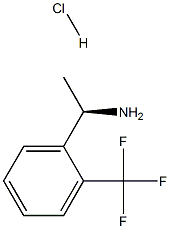 (R)-1-(2-(トリフルオロメチル)フェニル)エタンアミン塩酸塩 化學(xué)構(gòu)造式