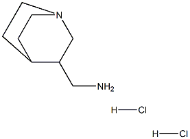 1-氮雜雙環(huán)[2.2.2]辛烷-3-甲胺二鹽酸鹽 結(jié)構(gòu)式