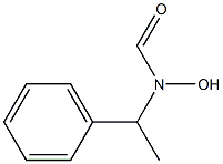 N-Hydroxy-N-(1-phenyl-ethyl)-formamide Struktur