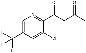 1-(3-Chloro-5-(trifluoroMethyl)pyridin-2-yl)butane-1,3-dione Struktur