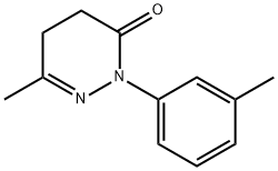 6-Methyl-2-(M-tolyl)-4,5-dihydropyridazin-3(2H)-one Struktur