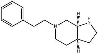 6-phenethyl-octahydro-pyrrolo[2,3-c]pyridine Struktur