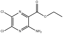 Ethyl 3-aMino-5,6-dichloropyrazine-2-carboxylate Struktur