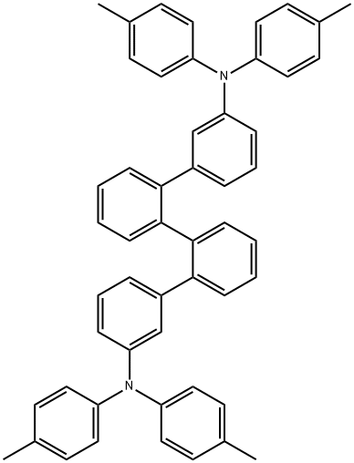 3DTAPBP , 2,2'-bis(3-(N,N-di-p-tolylaMino)phenyl)biphenyl Struktur