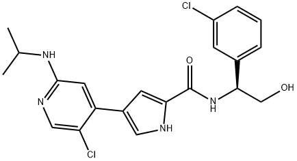 ウリキセルチニブ 化學(xué)構(gòu)造式