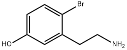 3-(2-AMinoethyl)-4-broMophenol Struktur