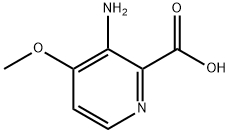 3-AMino-4-Methoxypicolinic acid Struktur