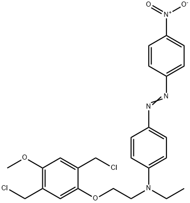 2,5-BIS(CHLOROMETHYL)-1-METHOXY-4-(O-DI& Struktur